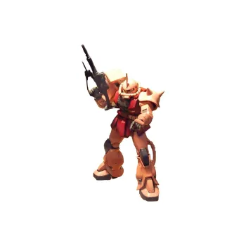 BANDAI Zaku MG Customized For Char Red Zeta Gundam II Gundam Model Kits