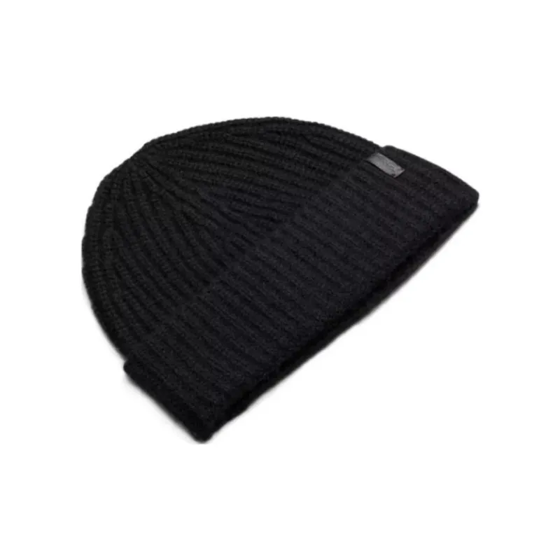 VINCE Cashmere Beanies Men's Black-1