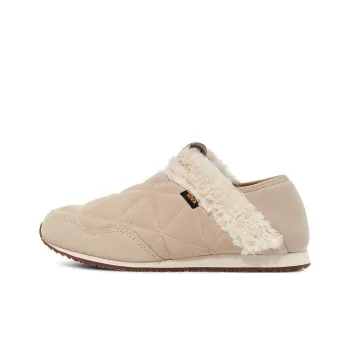 Teva Anti Slip Wear Resistant Low Top Casual Shoes Women's Light Gray