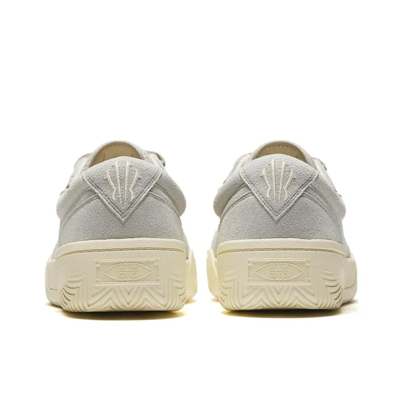 Anta Owen Hélà TRIBE Cushioning, Wear Resistant Low Top Skateboard Shoes Unisex Light Gray-4