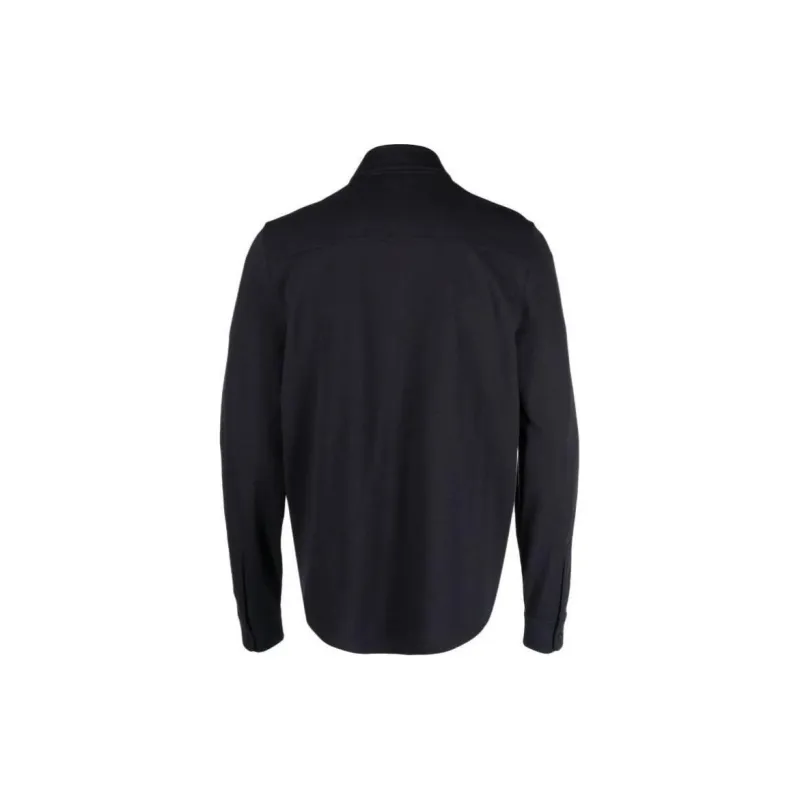 VINCE Longsleeved Piqué-cotton Polo Shirt-1