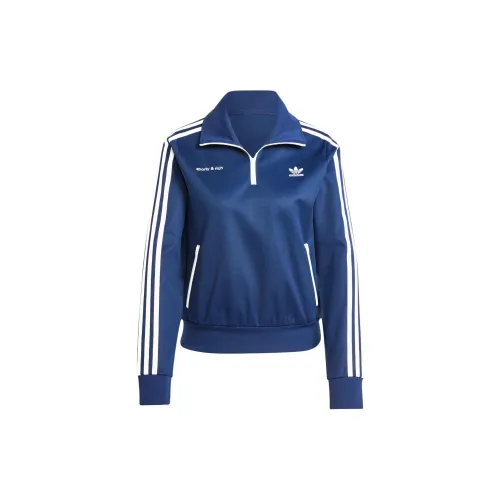 Adidas Originals SPORTY & RICH Collaboration Jackets Women's Blue