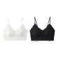 F Set-Lace Floral-White+Black (2 Pcs)