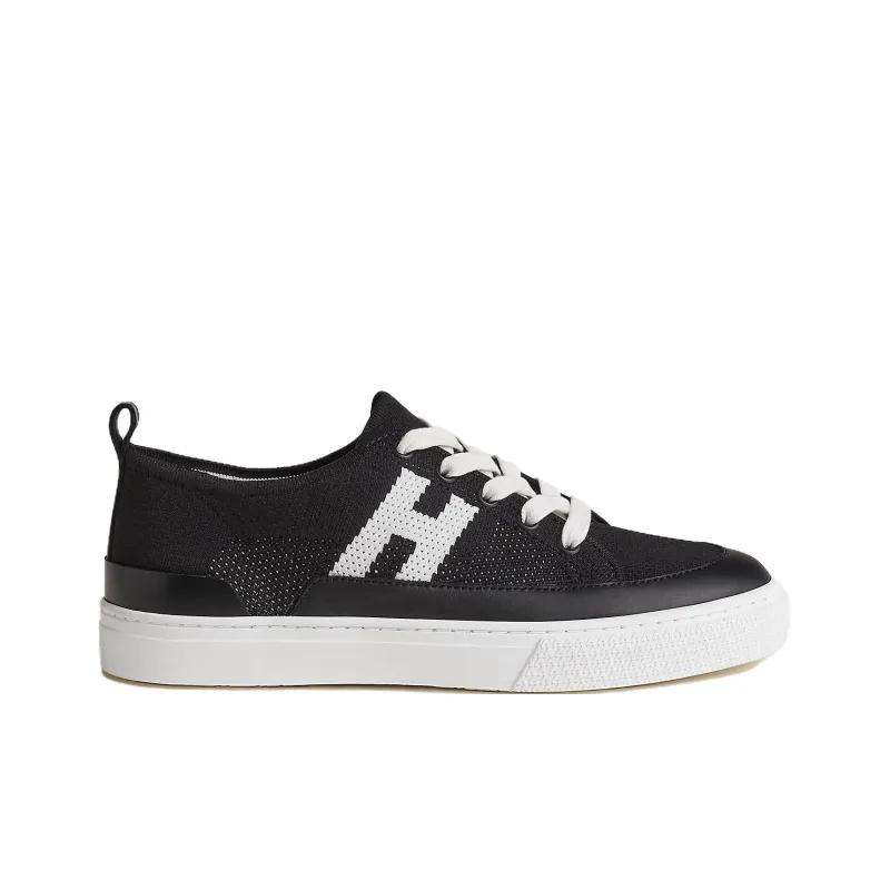 HERMES Deep Low Top Skateboard Shoes Women's Black-1
