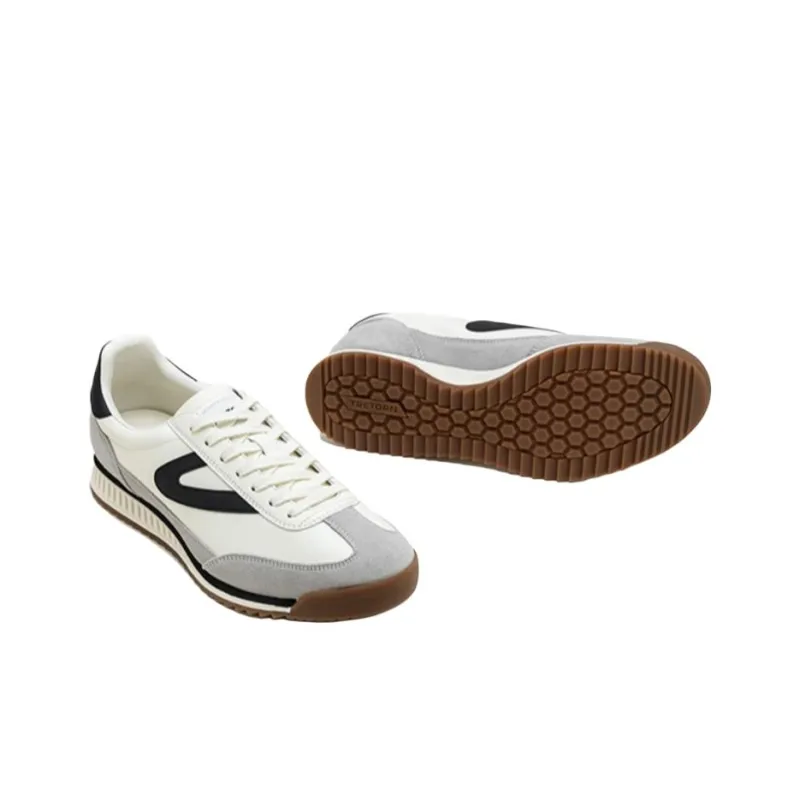 TRETORN Slip Resistant Low Top Casual Shoes Unisex White Black-4