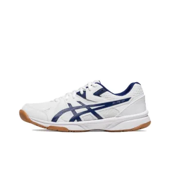 Asics RIVRE CF Anti-Slip Wear-Resistant Low-Top Badminton Shoes Unisex White Blue