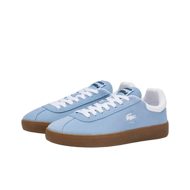 LACOSTE Low Top Skateboard Shoes Women's Blue-2