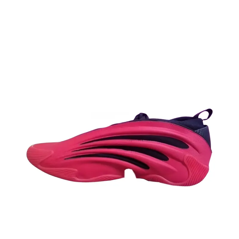 Adidas Harden Vol.9 Anti Slip Wear Resistant Low Top Basketball Shoes Men's Pink-0