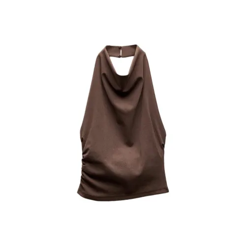 ZARA Camisoles Women's Brown