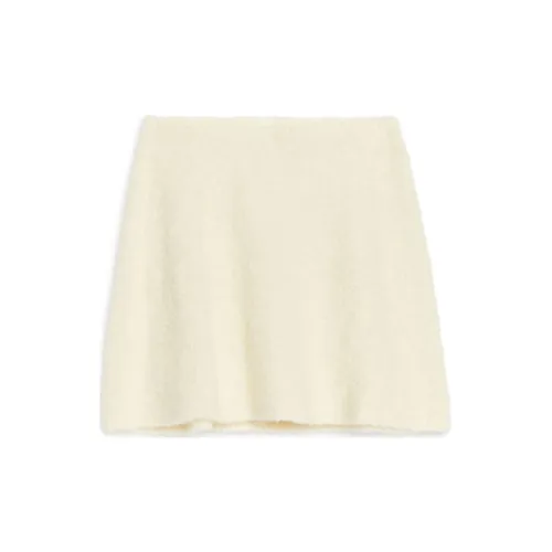 ARKET Casual Short Skirts Women's Off White