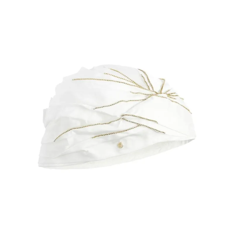 Maison Michel Carrie Chains Turban-1