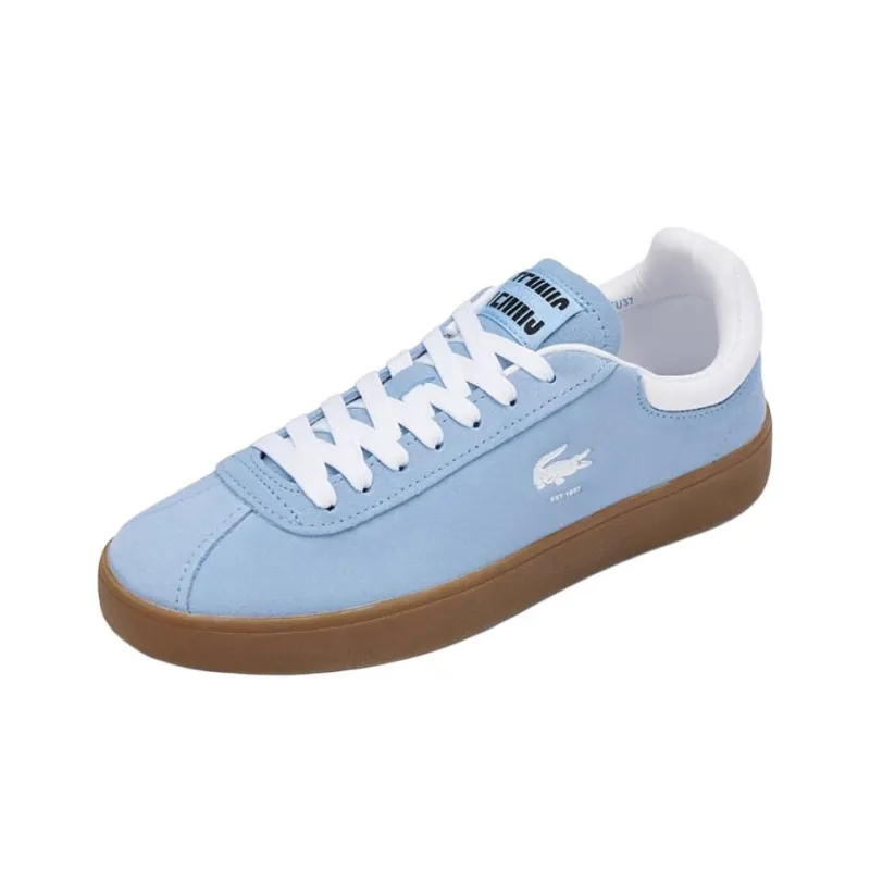 LACOSTE Low Top Skateboard Shoes Women's Blue-1