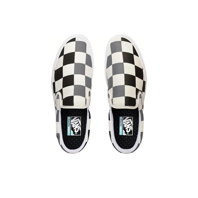 Vans Half Big Checker Comfycush Slip On Checkerboard Black/White-3