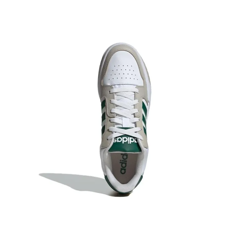 Adidas Wear-Resistant Low-Top Skateboard Shoes Unisex Gray White Green-1