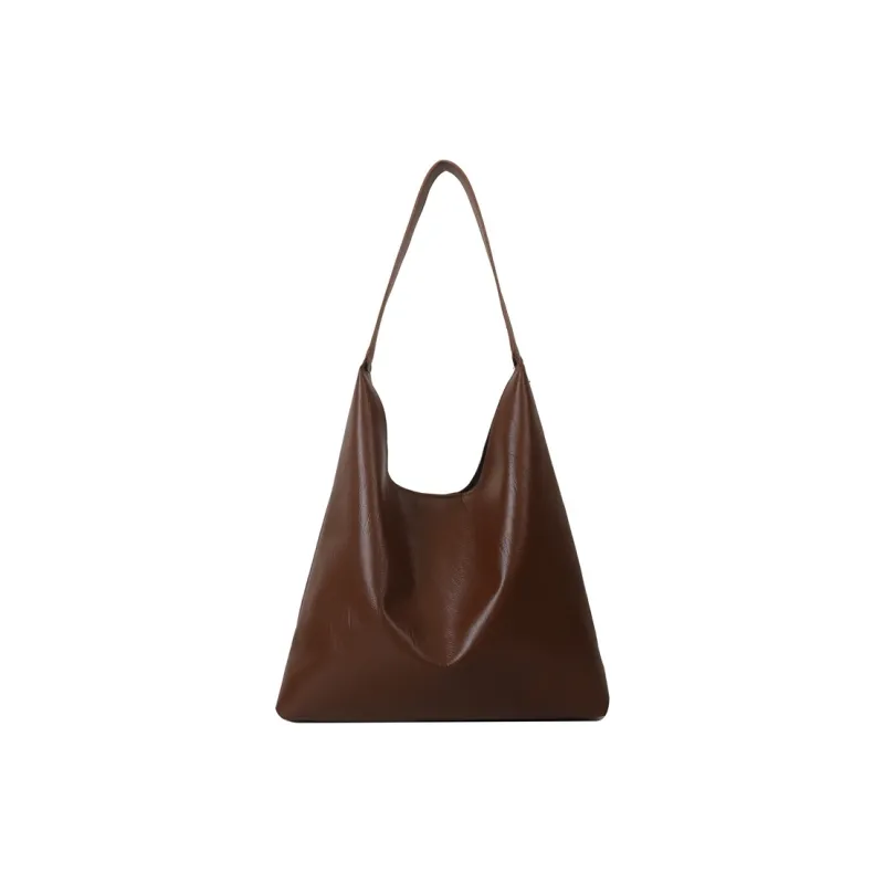 SEVENMOONS PU Shoulder Bag Regular Women's Brown/Black-1