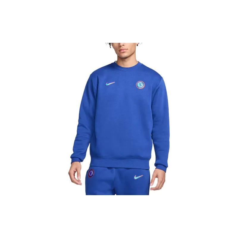 Nike Chelsea Fc Club Men's Nike Soccer Crew Neck Sweatshirt-2
