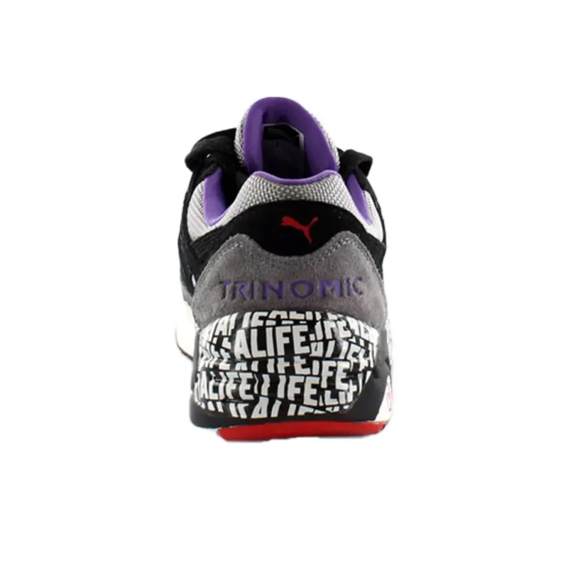 PUMA R698 X Stuck Up X Alife Limestone Gray/Black-2