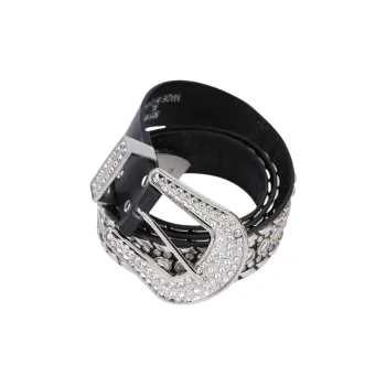 Emperor Penguin Western Wide Leg Jeans Leather Belts Unisex