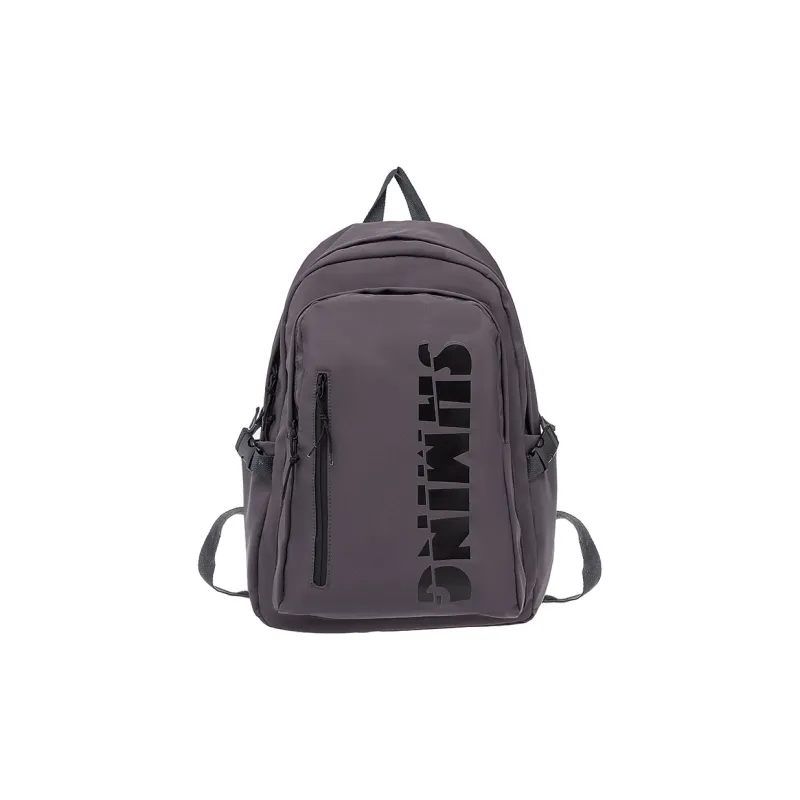 OURFUN Nylon Backpack Regular Women's Ecru/Dark Gray/Black/Green/Blue-1