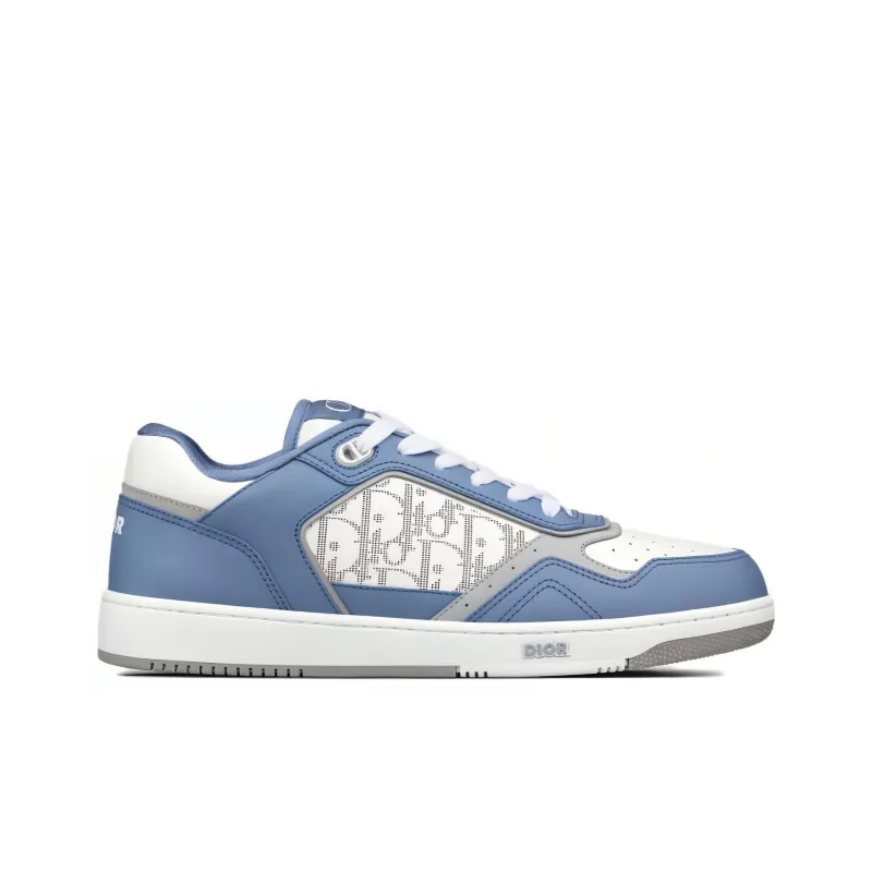 DIOR B27 Low Blue White DIOR Oblique Galaxy Leather-1