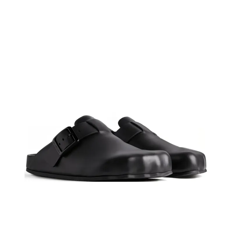 Balenciaga Sunday Leather Slippers-2