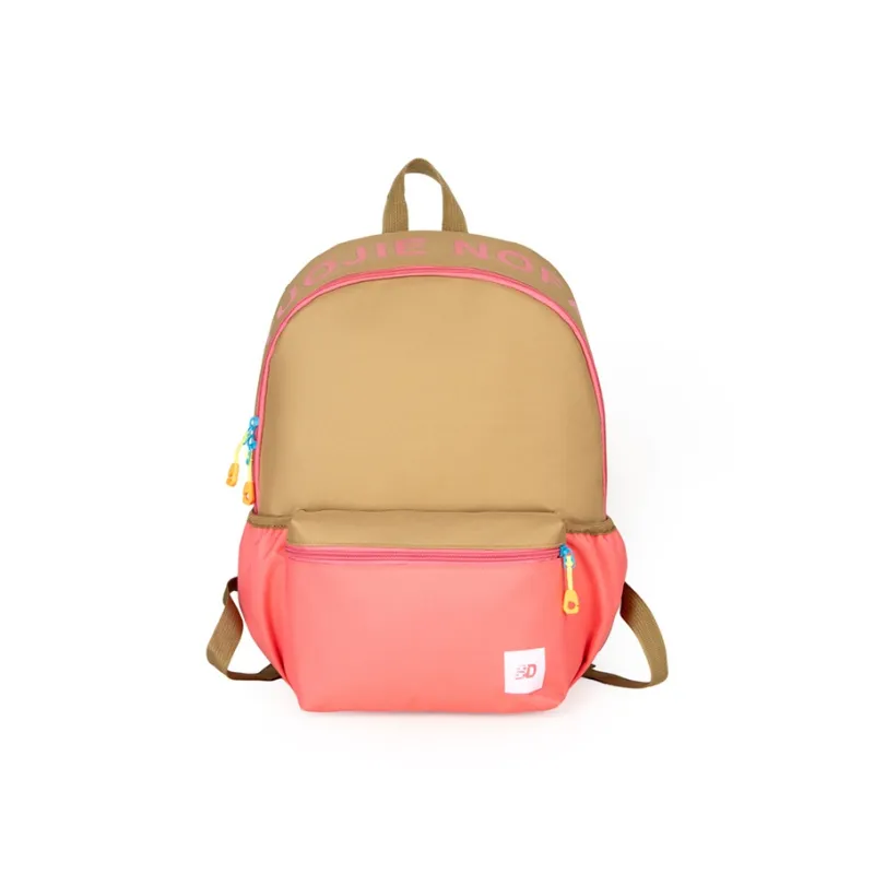 BAODIDAISHU Nylon Backpack Regular Unisex White/Pink/Yellow/Green/Blue-2