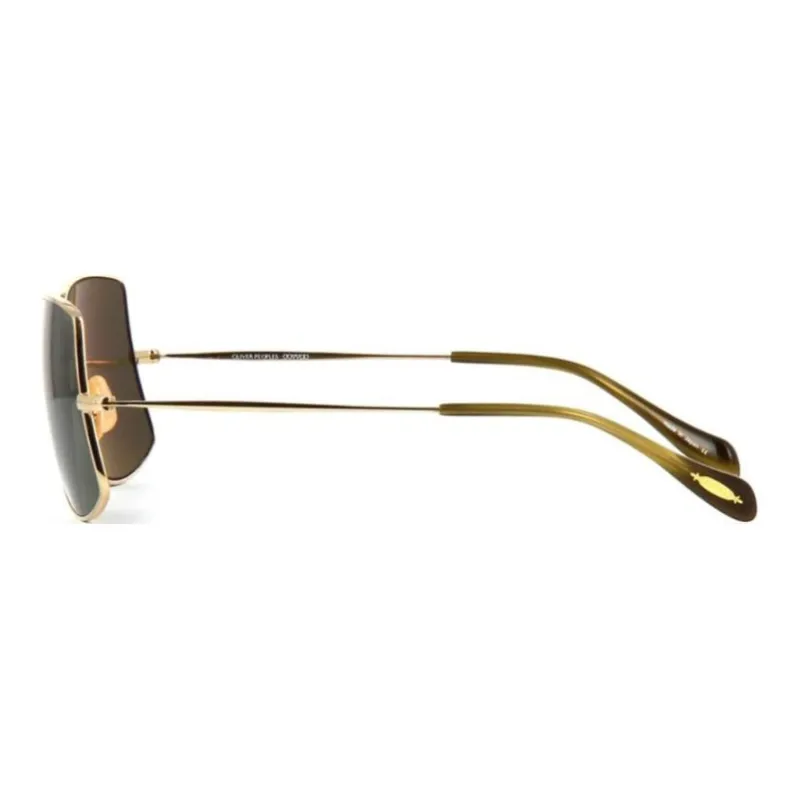 Oliver Peoples Aviator Sunglasses Men's Gold-2