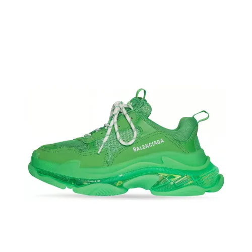 Balenciaga Triple S Clear Sole Bright Green