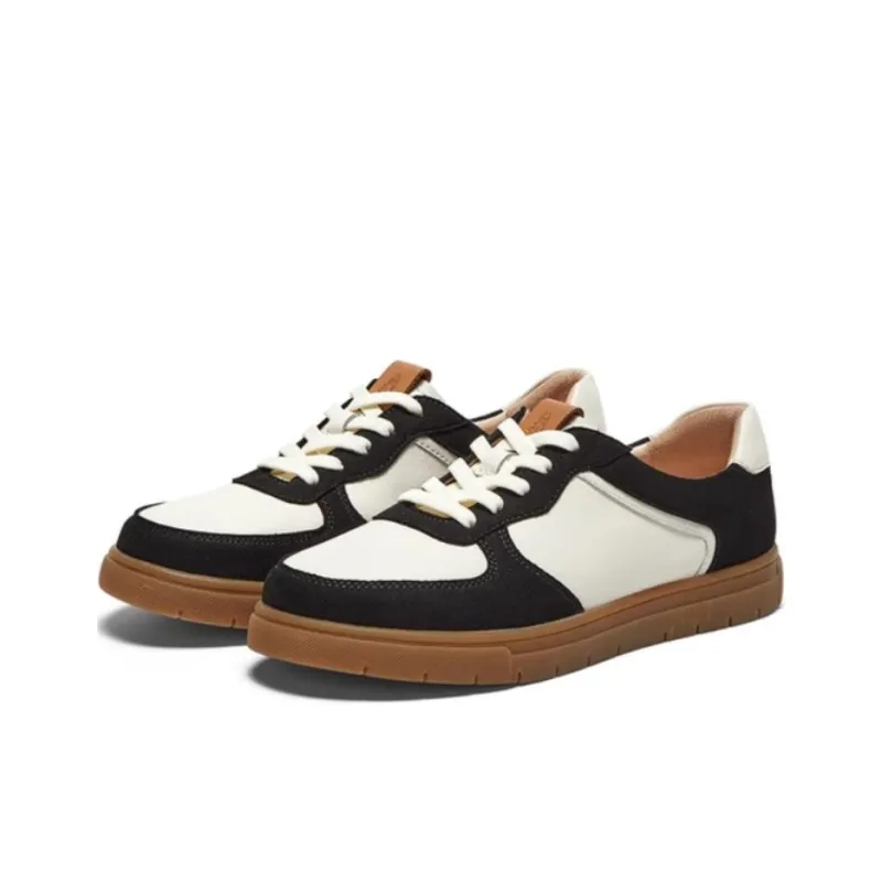 Hush Puppies Low-Top Skateboard Shoes Women's Black-2