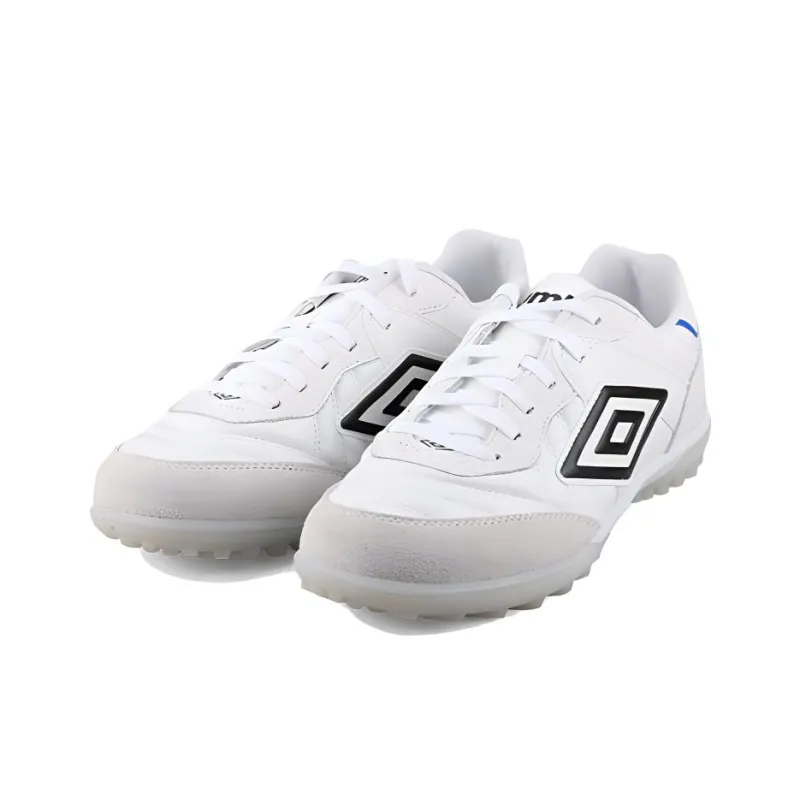 Umbro TF Rubber Broken Studs Slip Resistant Coverage Soccer Shoes Unisex White Black-2