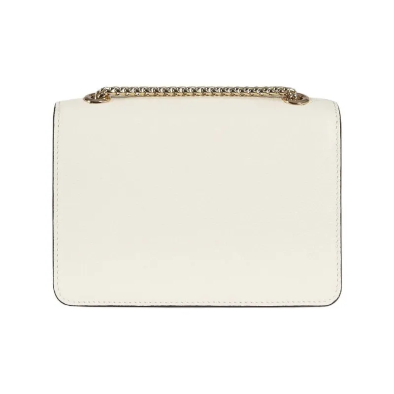 Strathberry Smooth Calf Leather Shoulder Bag Crossbody Bag Mini Women's Green & White-2