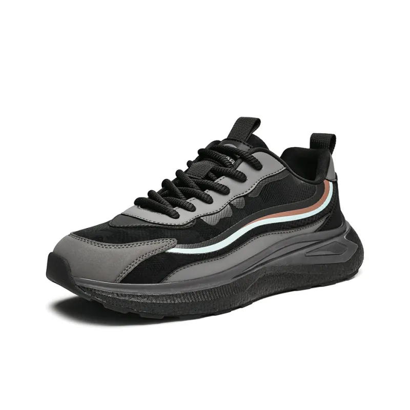 HOBIBEAR Peak Collection Cushioning, Slip Resistant, Rebound Low Top Casual Shoes Men's-8