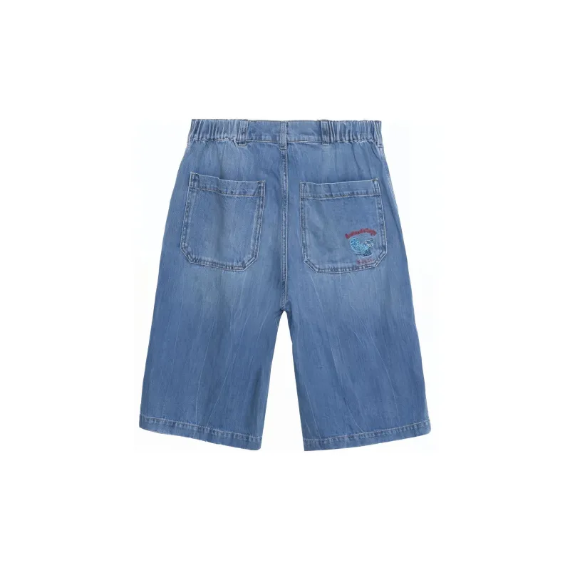 GUCCI Denim Shorts Men Blue-1