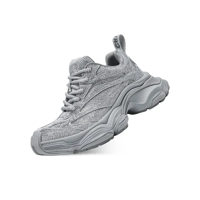CHERYKALLY Wear-Resistant Breathable Coverage Support Low-Top Chunky Sneakers Women's-5