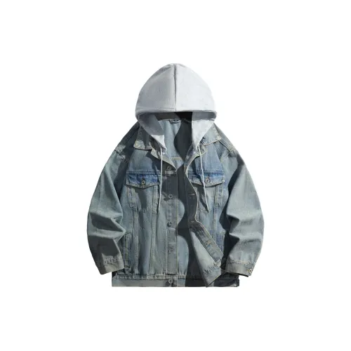 IGOI Denim Jacket Unisex Vintage Blue