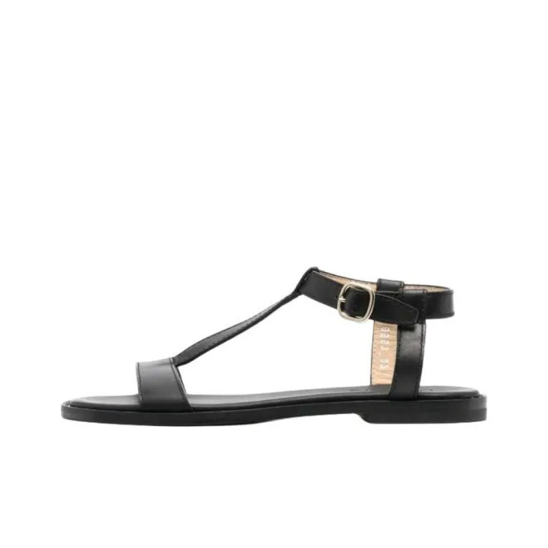 DOUCAL'S Fibbia T bar Leather Sandals Women's-0