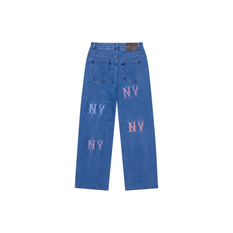 MLB Fashion Sports Collection New York Yankees 24FW Jeans Women's Indigo-1