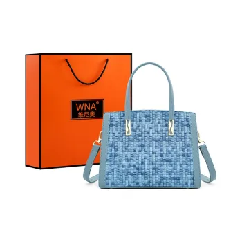 Vigno Synthetic Leather Handbag, Shoulder Bag Medium Size Women's Apricot/Pink/Blue/Brown/Black