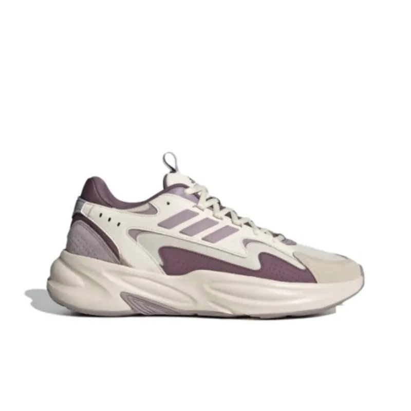 Adidas Ozwave Anti-Slip Wear-Resistant Low-Top Chunky Sneakers Unisex White-1
