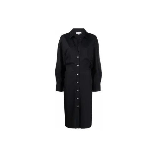 VINCE Long-Sleeved Dresses Women's Black