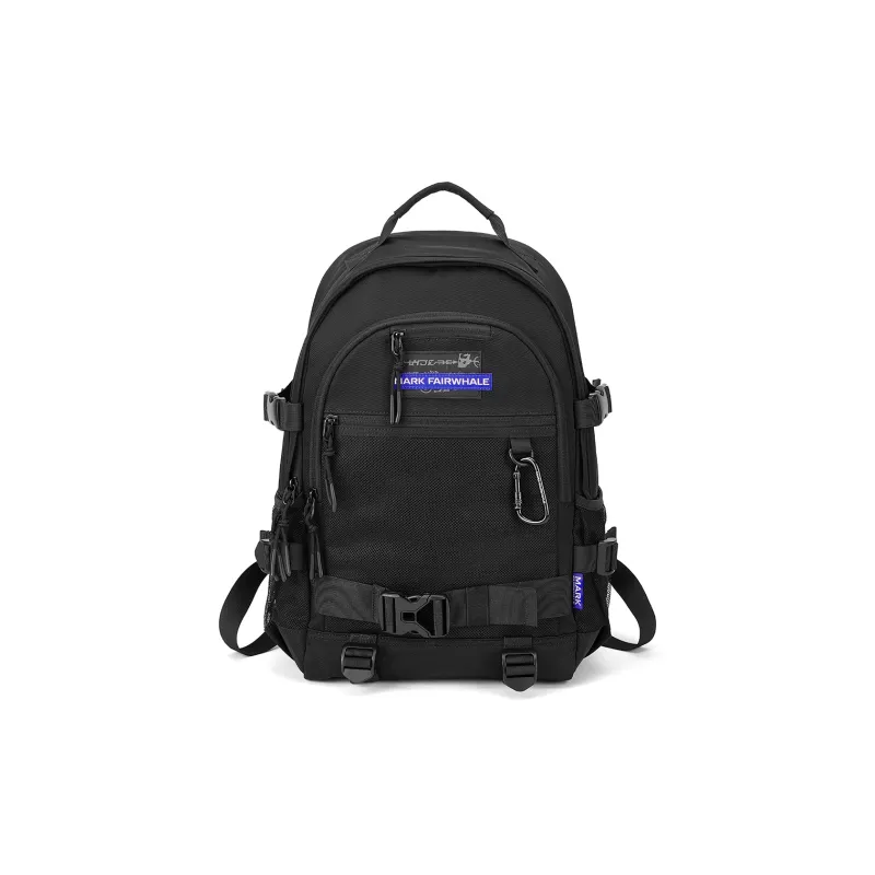 FAIRWHALE Polyester Backpack Large Size Men's Black-1