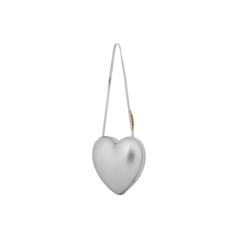 MOSCHINO Logo-Embellished Heart Shaped Shoulder Bag-1