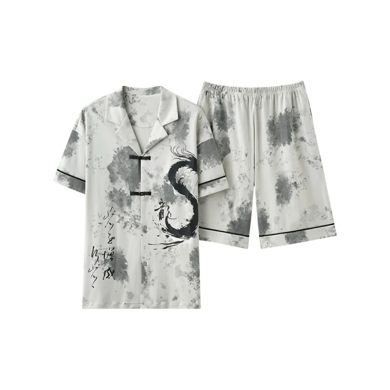 The Story Of The Flower Season Pajama Set Men's Multicolor-0