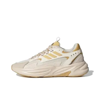 Adidas Ozwave Anti Slip Wear Resistant Low Top Chunky Sneakers Unisex Ivory White