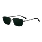 Gunmetal Frame with Polarized Green Lens