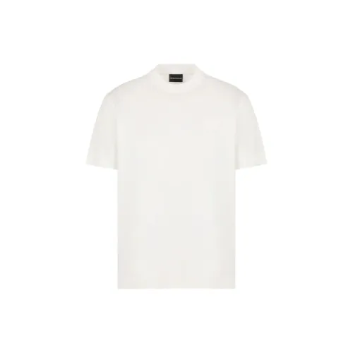 EMPORIO ARMANI T-Shirts Men Cream White