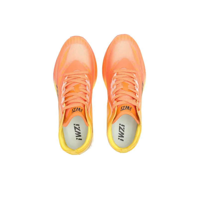 IWZI Low Top Running Shoes Unisex Flame Orange-4
