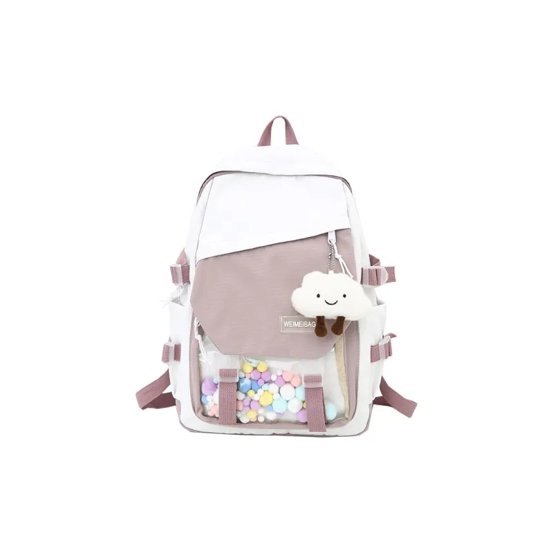 Venerable Brahma Nylon Backpack Women's Black/Pink/Purple/Green/Blue-8