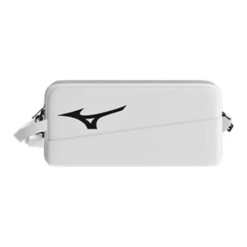 Mizuno PU Storage Bag Unisex White/Gray/Black