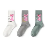 3 Pack (Pink Leopard Men's Size 4)
